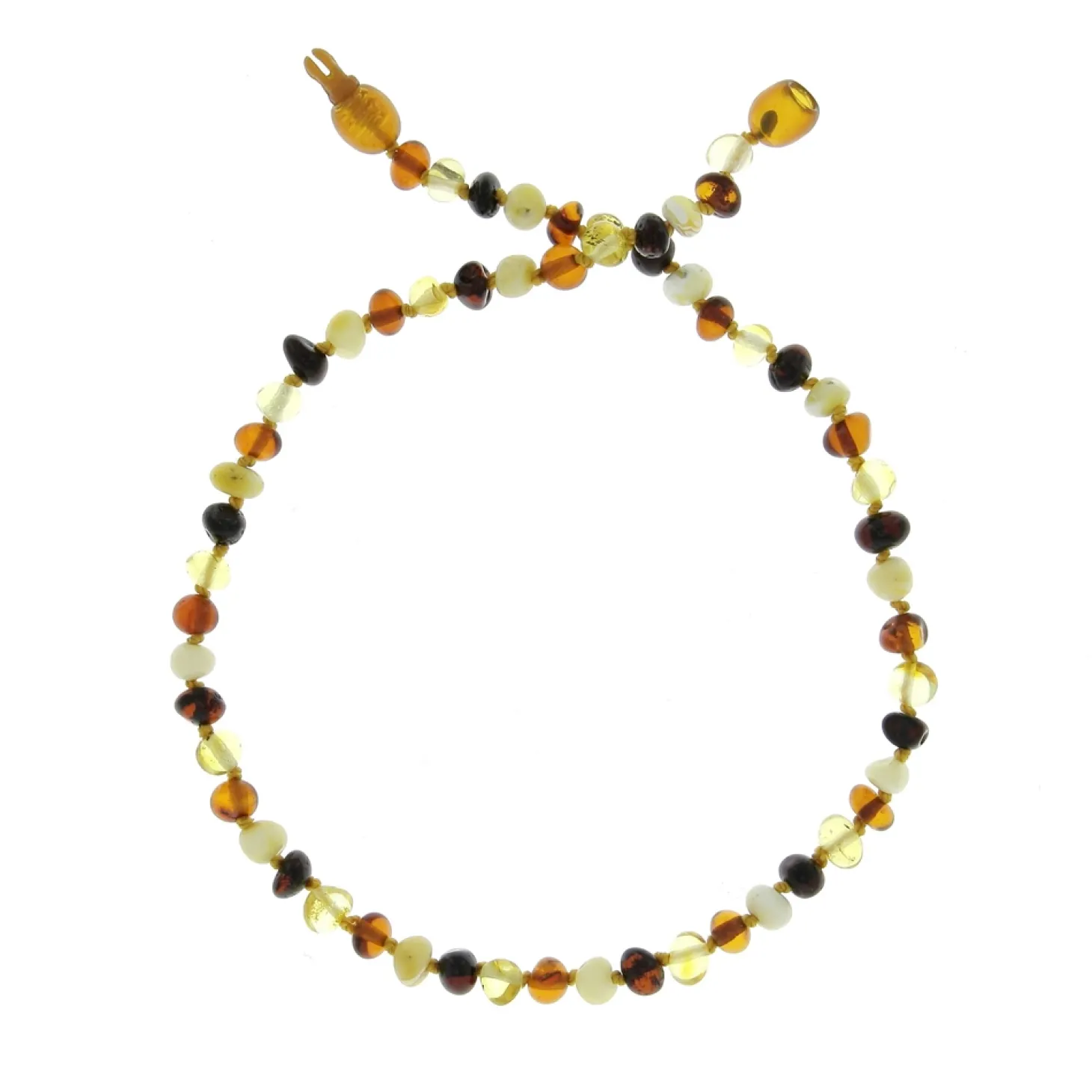 BalticWay Collier ambre Baltique - forme baroque Mix