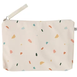 BB&Co                    Baby trousse en tissu imperméable terrazzo    Terrazzo