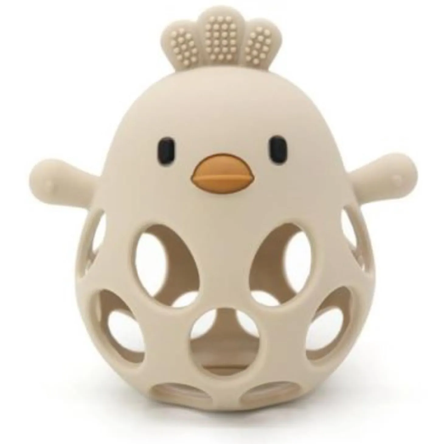BB&Co Balle de dentition poussin en silicone Beige