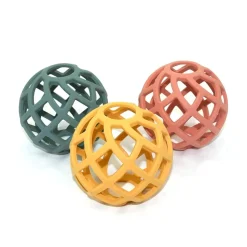 BB&Co Balle de dentiton en silicone Multicolore