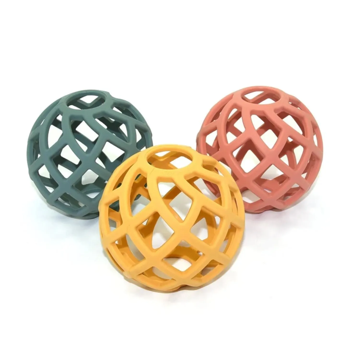 BB&Co Balle de dentiton en silicone Multicolore
