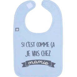 BB&Co                    Bavoir "Je vais chez mamie"    Bleu Ciel            0-18 mois