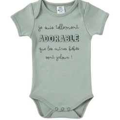 BB&Co                    Body manches courtes "adorable"    Mixte