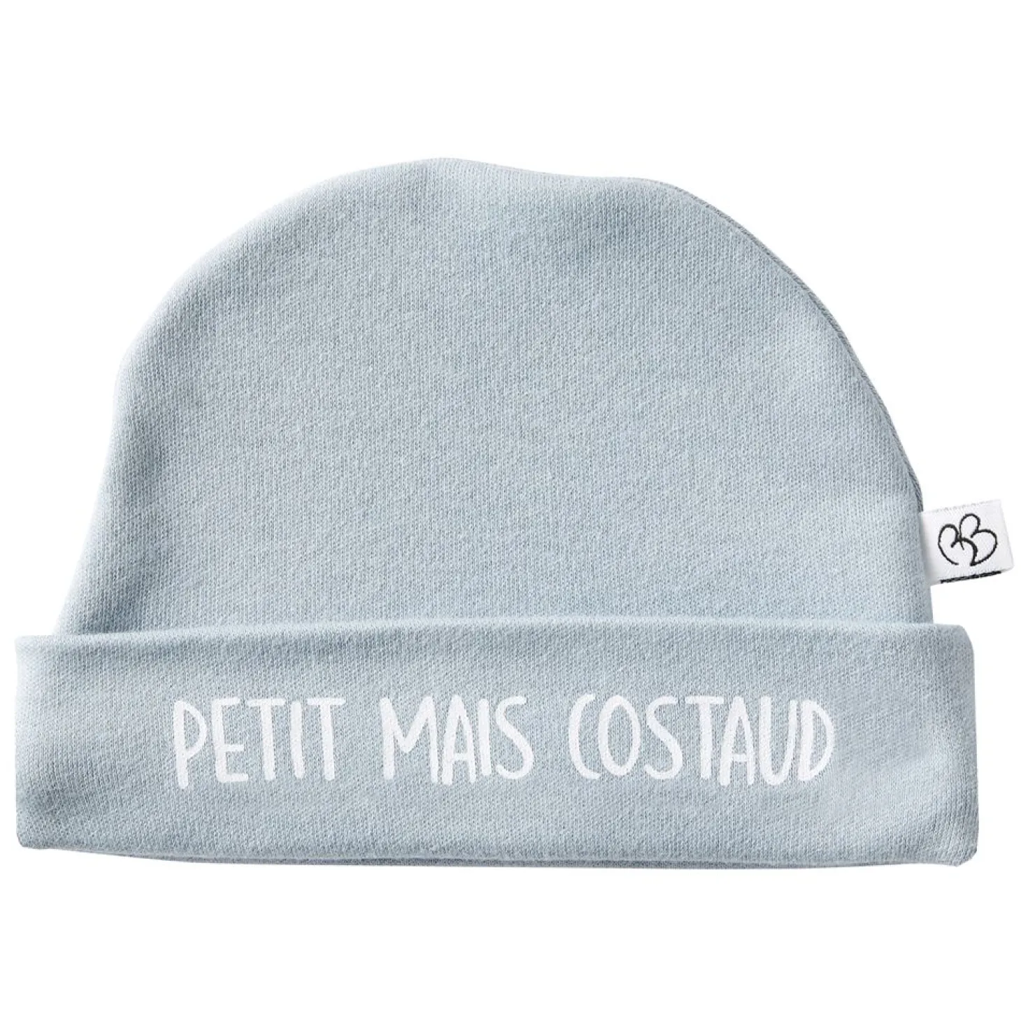 BB&Co Bonnet doublé coton "Petit mais costaud" Garçon Naissance