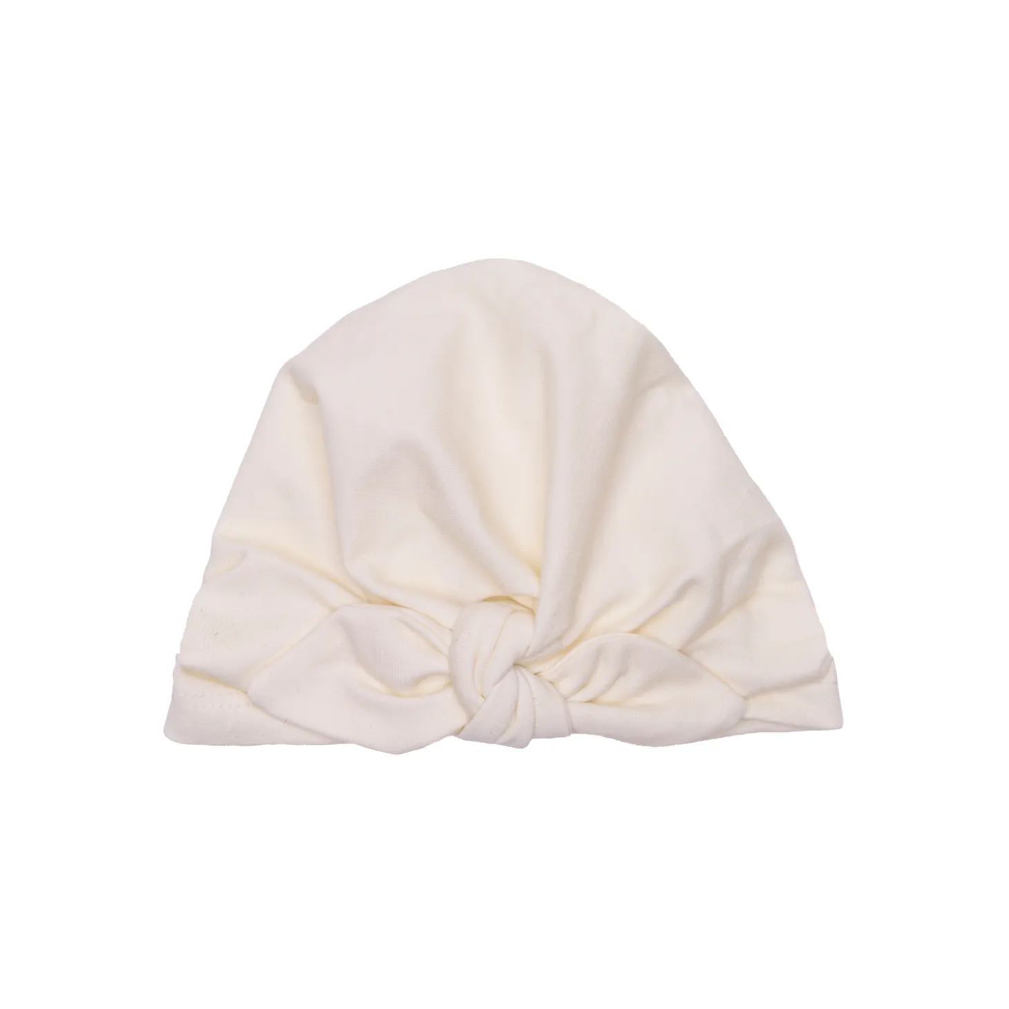 BB&Co Bonnet forme turban Ivoire Naissance