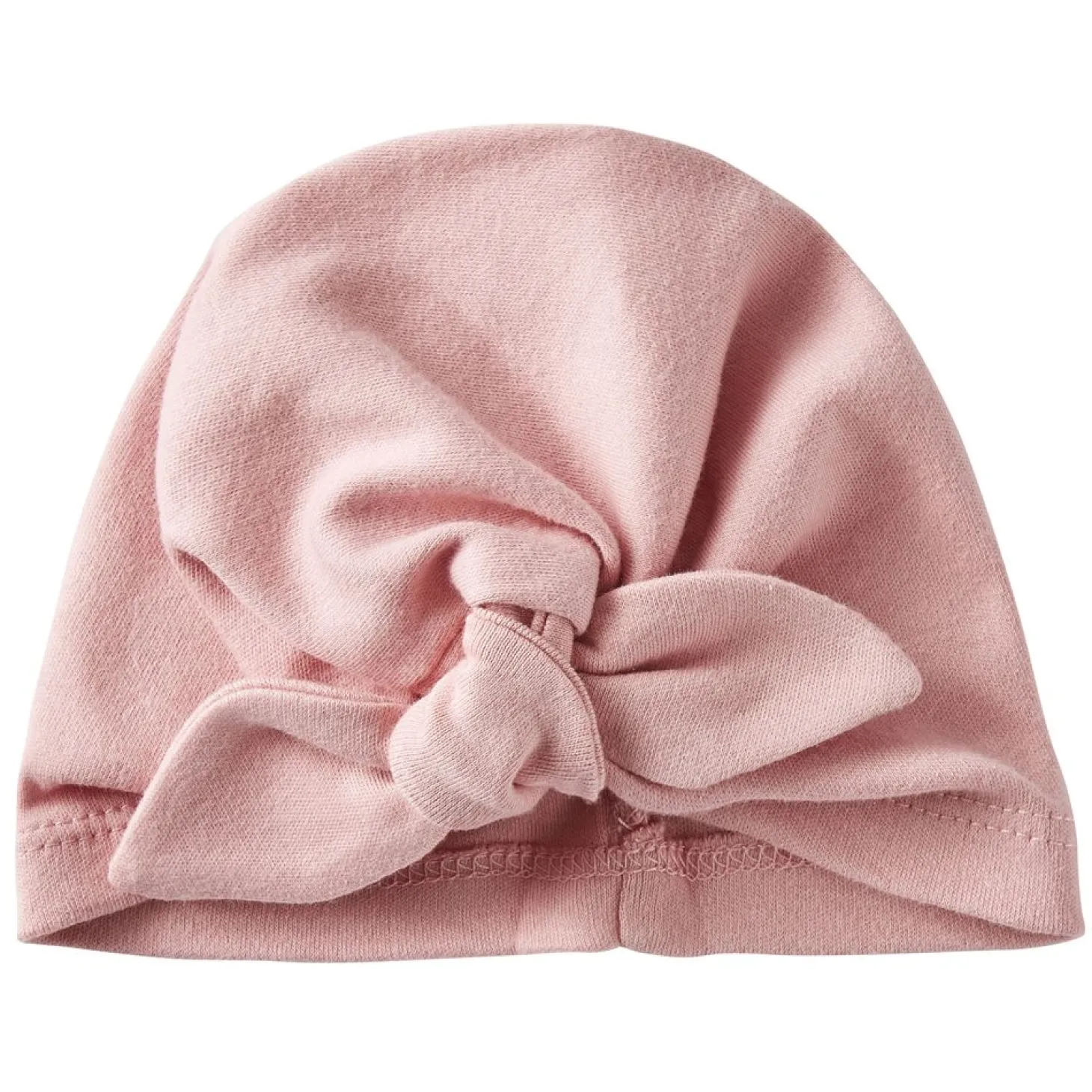BB&Co Bonnet forme turban Rose Thé Naissance