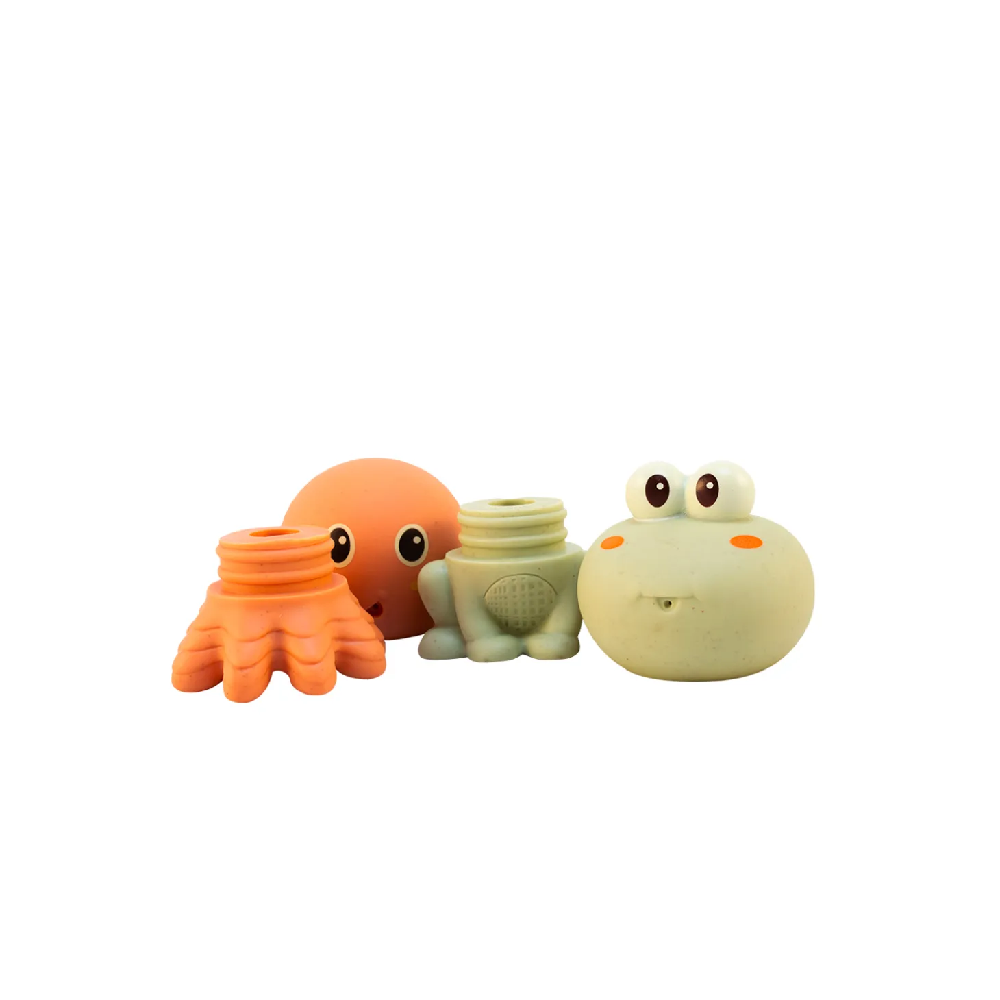 BB&Co Boîte 4 jouets de bain animaux de mer Multicolore
