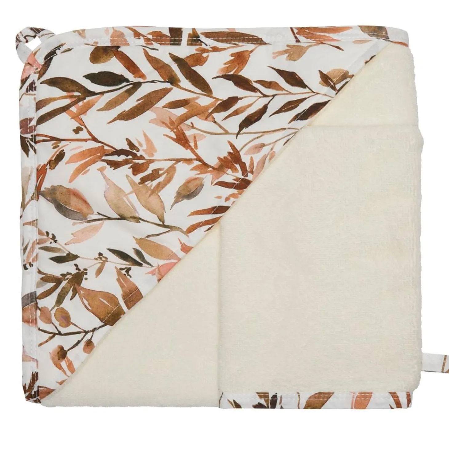 BB&Co Cape de bain et gant de toilette Caramel Forest