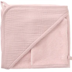 BB&Co Cape de bain + gant Mix & Match Pétale 70x70 cm