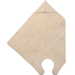 BB&Co                    Cape de bain tablier en éponge bambou    Biscuit            100x100 cm