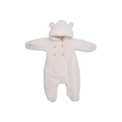 BB&Co                    Combi pilote ours en fausse fourrure angora    Ivoire