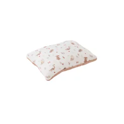 BB&Co                    Coussin déco microéponge bambou Cosy Forest    Blanc/ Mocha            30x40 cm