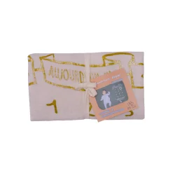 BB&Co                    Couverture décor pour photos + 2 accessoires    Écru/ Biscuit            110 x 75 cm