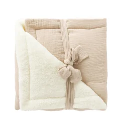 BB&Co Couverture peluche Mix&Match Biscuit 70x100 cm