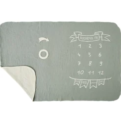 BB&Co Couverture étapes pour photos Vert De Gris / Écru