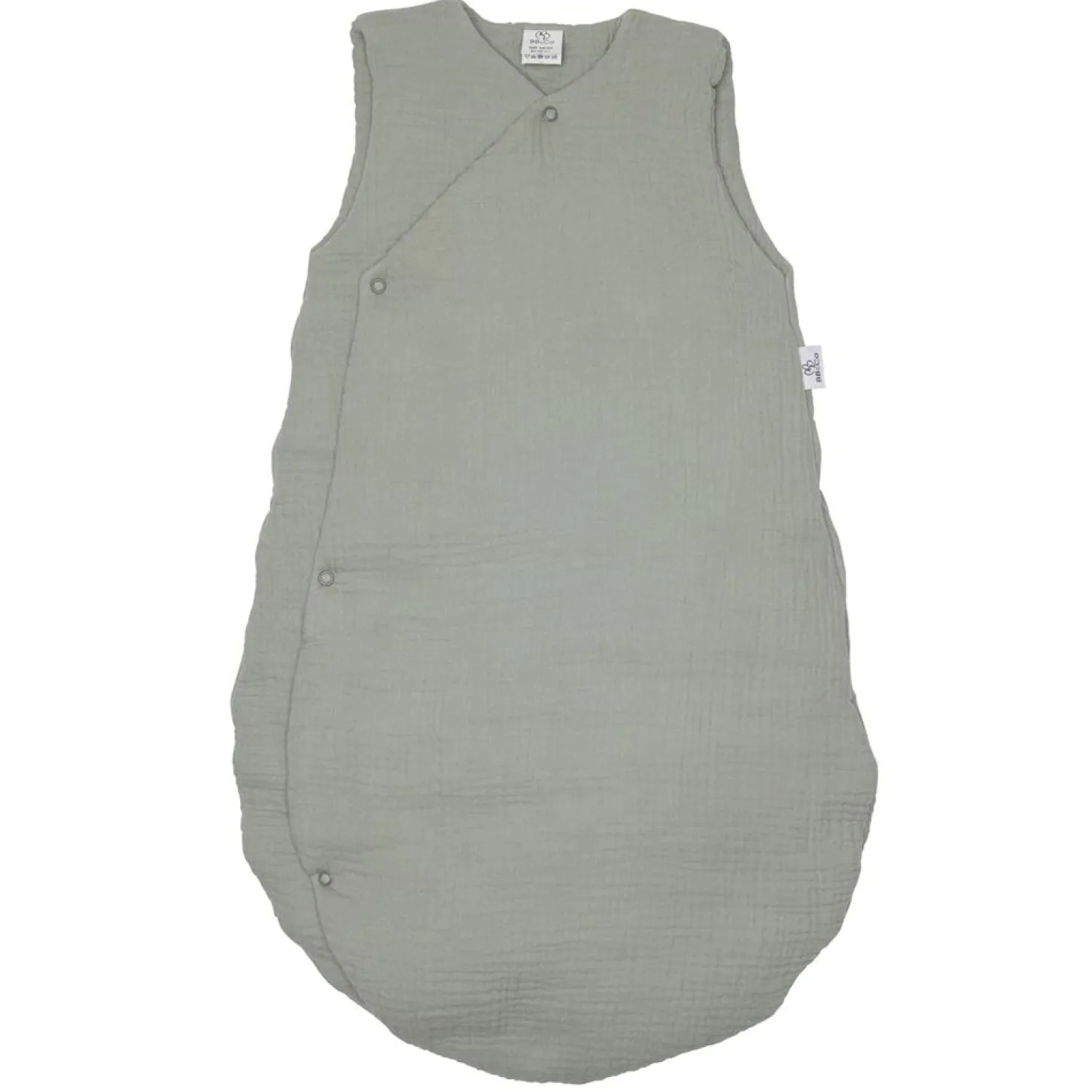 BB&Co Gigoteuse double gaze ouatinée forme kimono - Mix & Match Vert De Gris