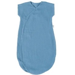 BB&Co Gigoteuse d'été en gaze forme kimono Mix&Match Pierre Bleue 18-36 mois