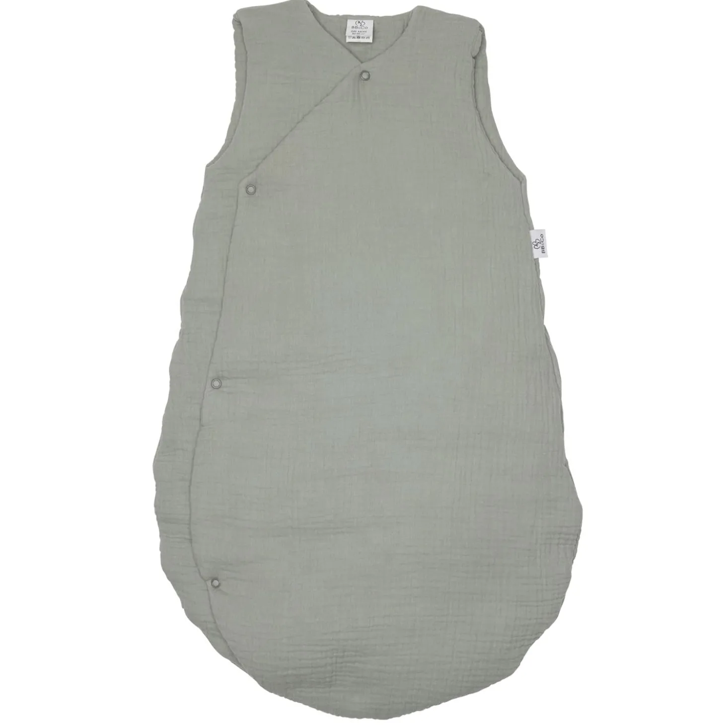 BB&Co Gigoteuse ouatinée gaze forme kimono Mix&Match Vert De Gris 18-36 mois