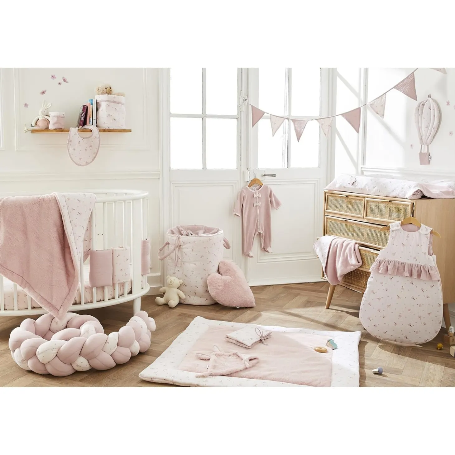 BB&Co Gigoteuse à volant Lovely Blossom Multicolore 0-6 mois