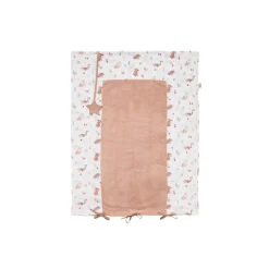 BB&Co                    Housse de matelas à langer Cosy Forest    Blanc/ Mocha            60x80 cm