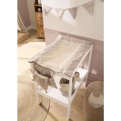 BB&Co                    Housse de matelas à langer    Afternoon Tea Liberty/ Biscuit            60x80 cm