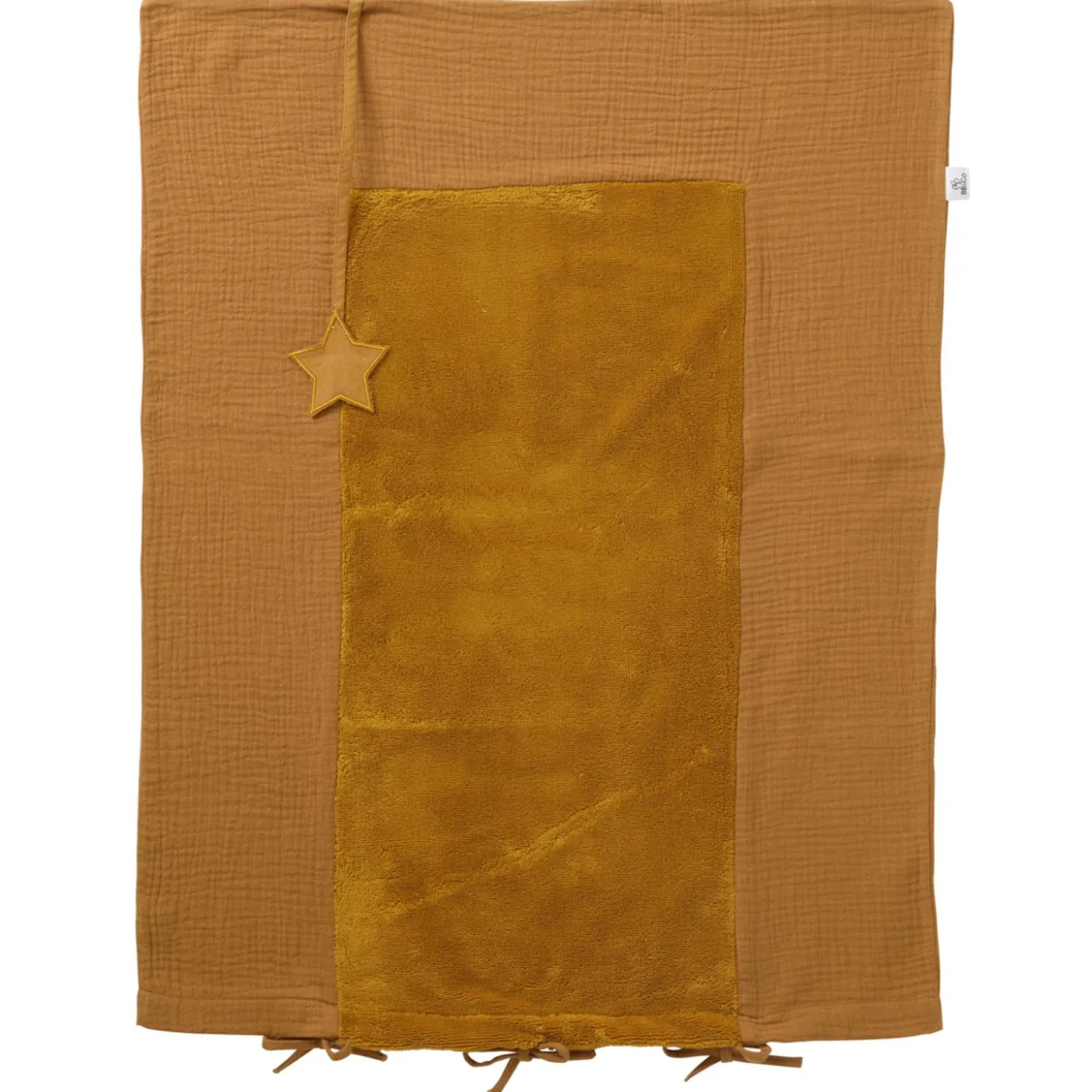 BB&Co Housse de matelas à langer Mix&Match Havane 60x80 cm