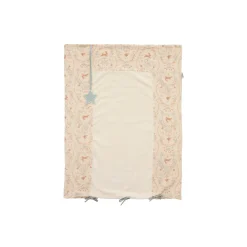 BB&Co                    Housse de matelas à langer Jardin enchanté    Ivoire / Vert De Gris            60x80 cm