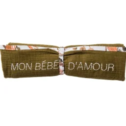 BB&Co                    Lange en double gaze de coton gaufré    Caramel Forest            70X70 cm