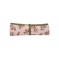 BB&Co                    Lange en double gaze de coton gaufré imp. fleurs    Fleurs/ Fougère            70x70 cm