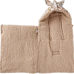 BB&Co                    Nid d’ange doublé sherpa ourson    Feuillages            0-6 mois