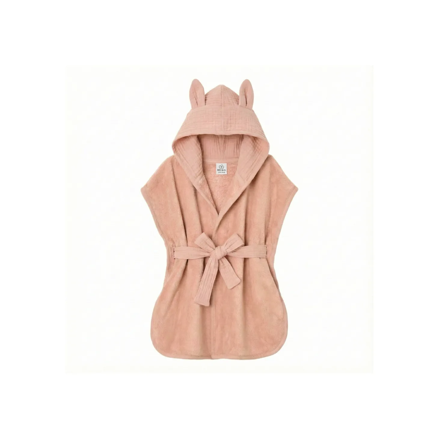 BB&Co Peignoir bambou et gaze de coton Mocha