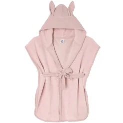 BB&Co                    Peignoir en éponge bambou et gaze de coton    Pétale            0-2 ans