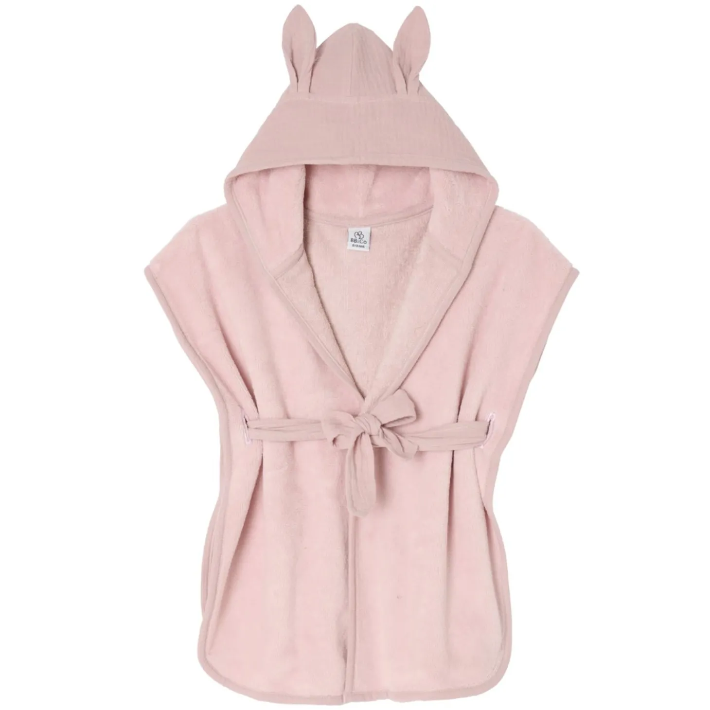 BB&Co Peignoir en éponge bambou et gaze de coton Pétale 0-2 ans