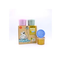BB&Co 4 pots de peinture doigts Cristal coffret Mika