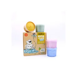 BB&Co 4 pots de peinture doigts Cristal coffret Mika