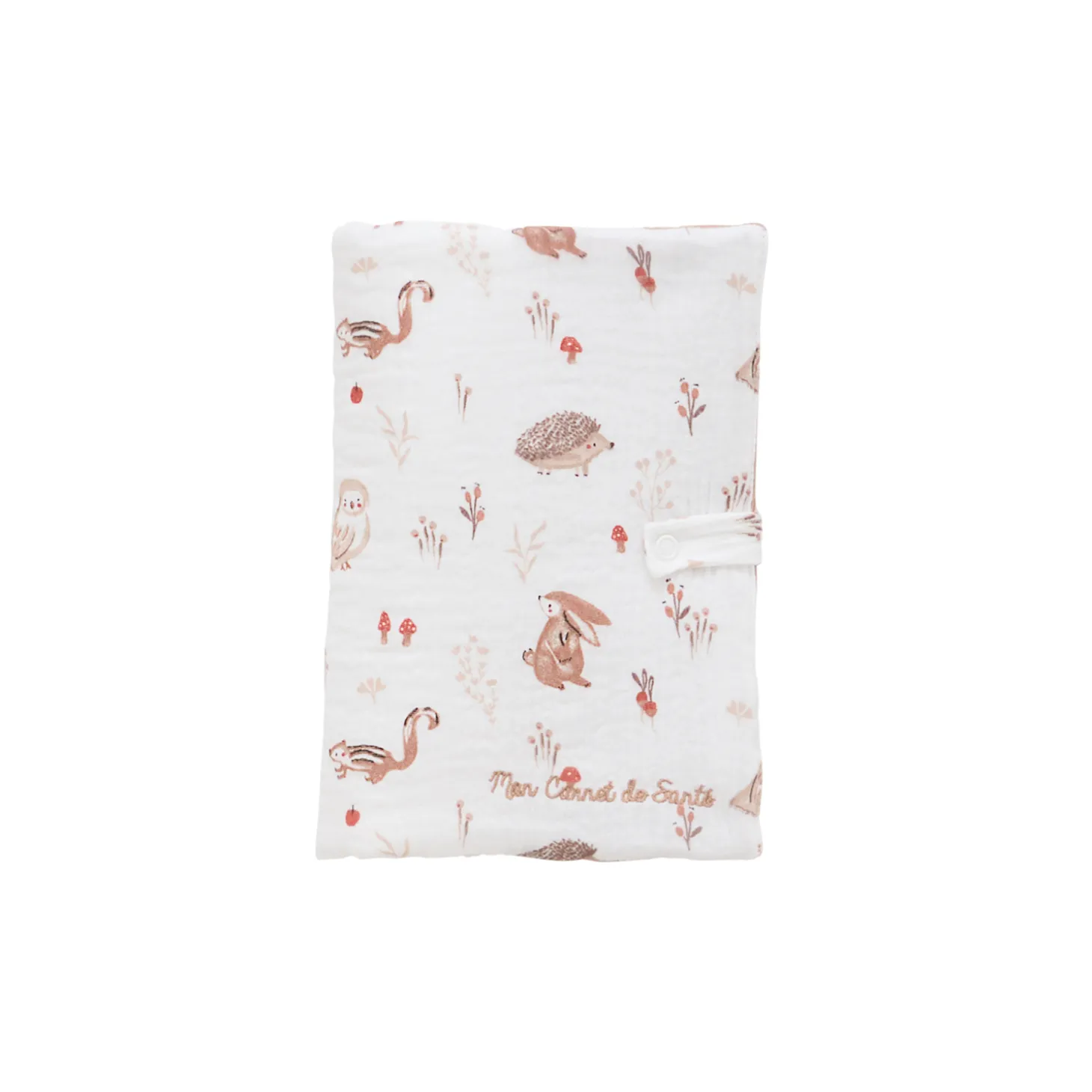 BB&Co Protège carnet de santé Cosy Forest Blanc/ Mocha