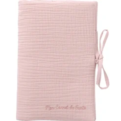 BB&Co Protège carnet de santé en gaze Mix & Match Pétale