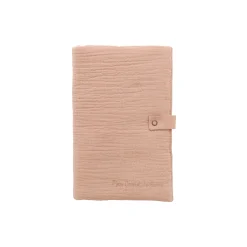 BB&Co Protège carnet de santé gaze de coton Mix&Match Mocha
