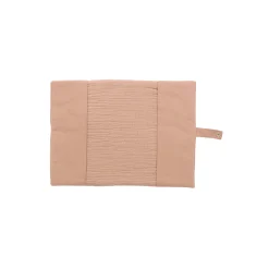 BB&Co                    Protège carnet de santé gaze de coton Mix&Match    Mocha