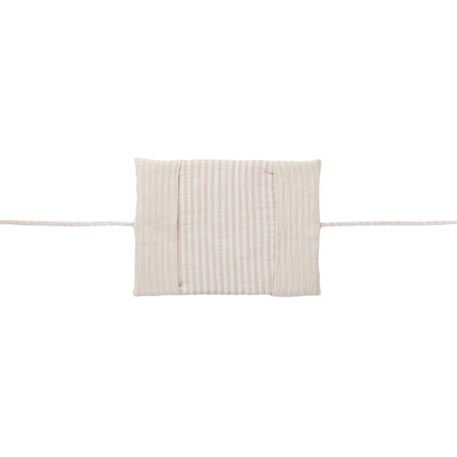 BB&Co Protège carnet de santé rayé Soft Stripes Écru/ Galet