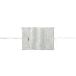BB&Co                    Protège carnet de santé rayé    Soft Stripes Écru/ Vert De Gris