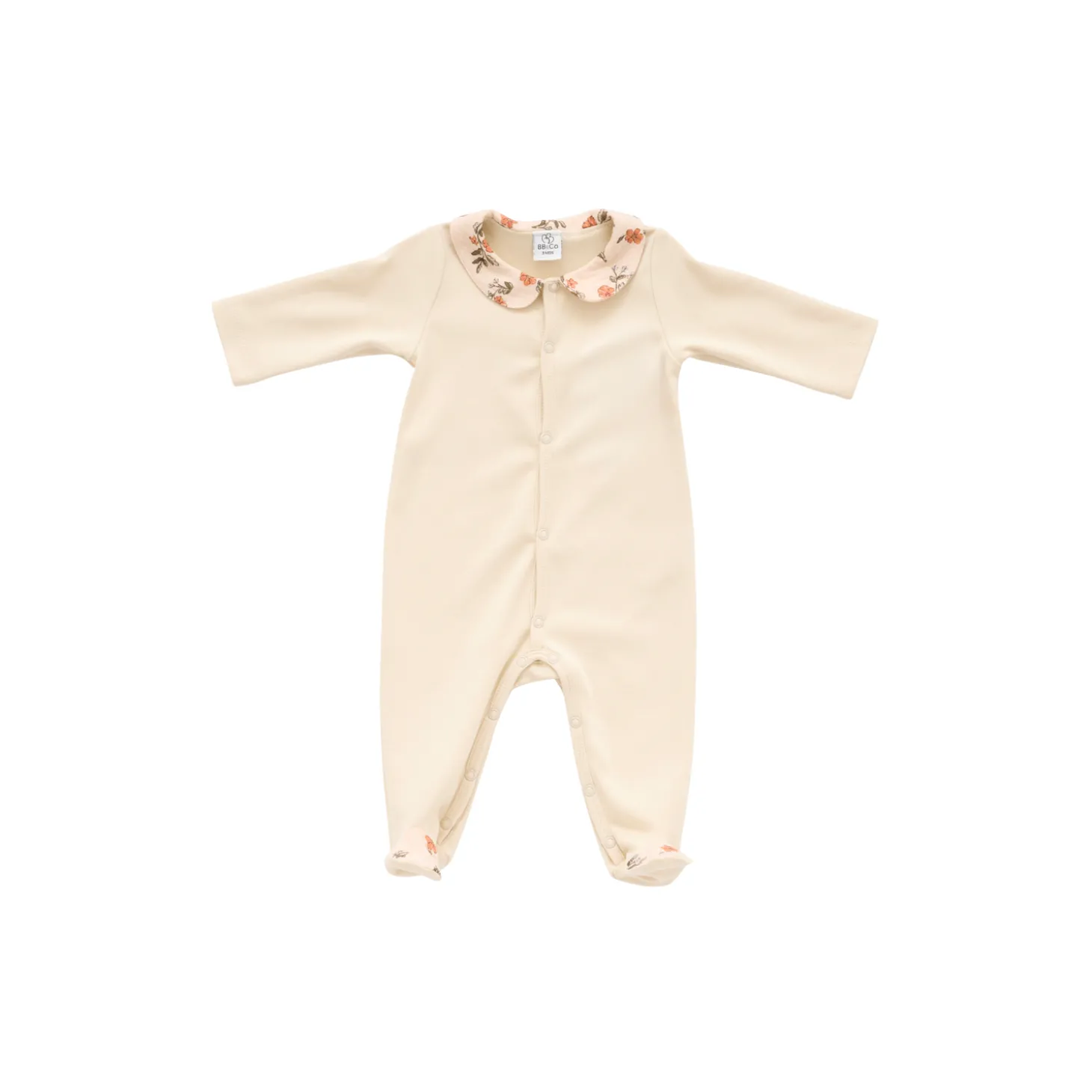 BB&Co Pyjama Dorsbien coton en interlock Secret cottage Beige
