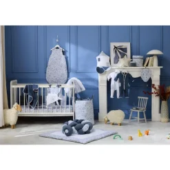 BB&Co Pyjama Dors-bien coton Forêt Enchantée Blanc/ Bleu 1 mois