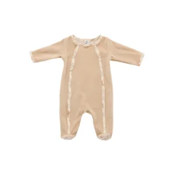 BB&Co                    Pyjama Dorsbien en velours Jardin enchanté    Beige