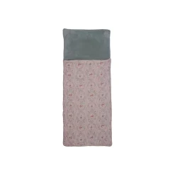 BB&Co Sac de couchage enfant pliable jardin enchanté Écru/ Vert De Gris 50 x 120 cm