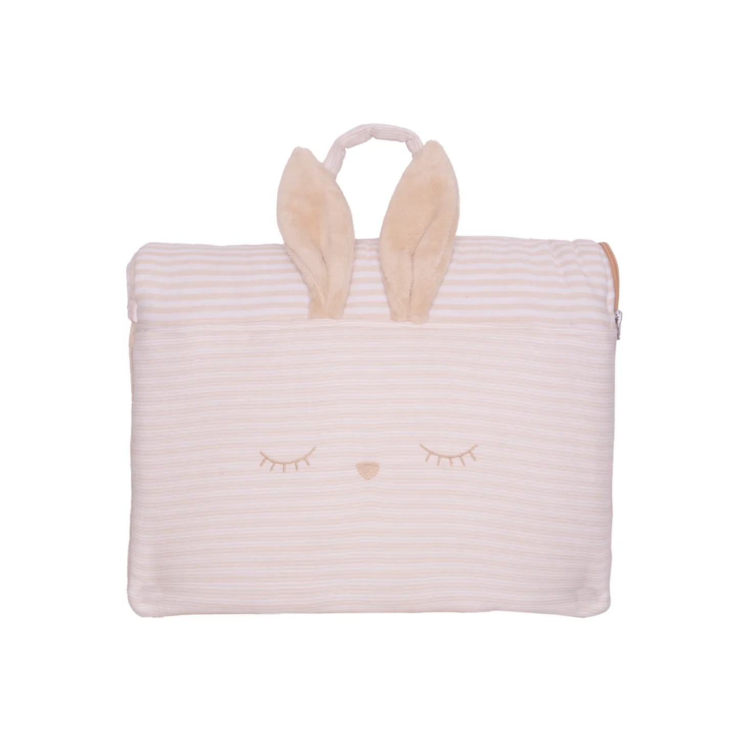 BB&Co Sac de couchage enfant pliable & nomade rayé Galet 50 x 120 cm