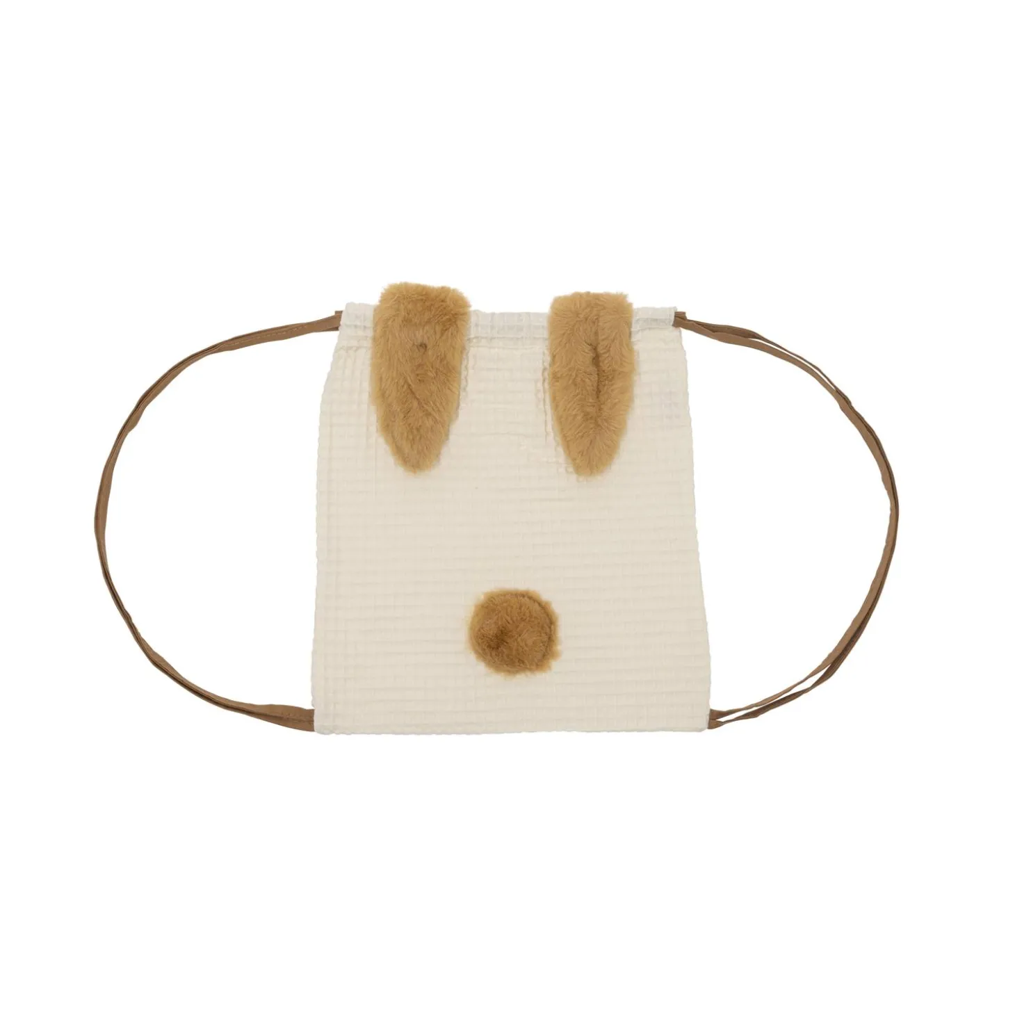 BB&Co Sac à dos lapin Ecru