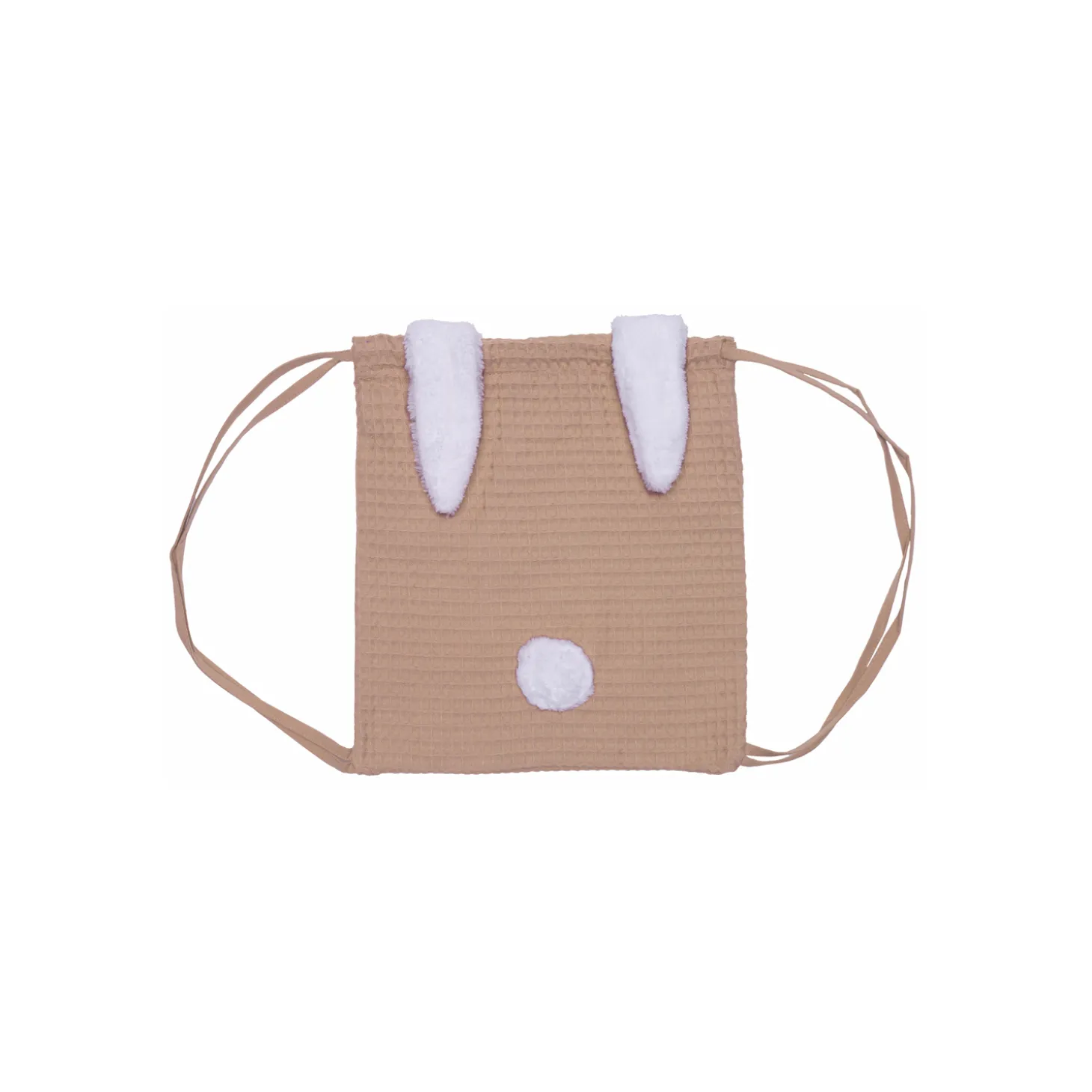 BB&Co Sac à dos lapin en nid d’abeille Mocha