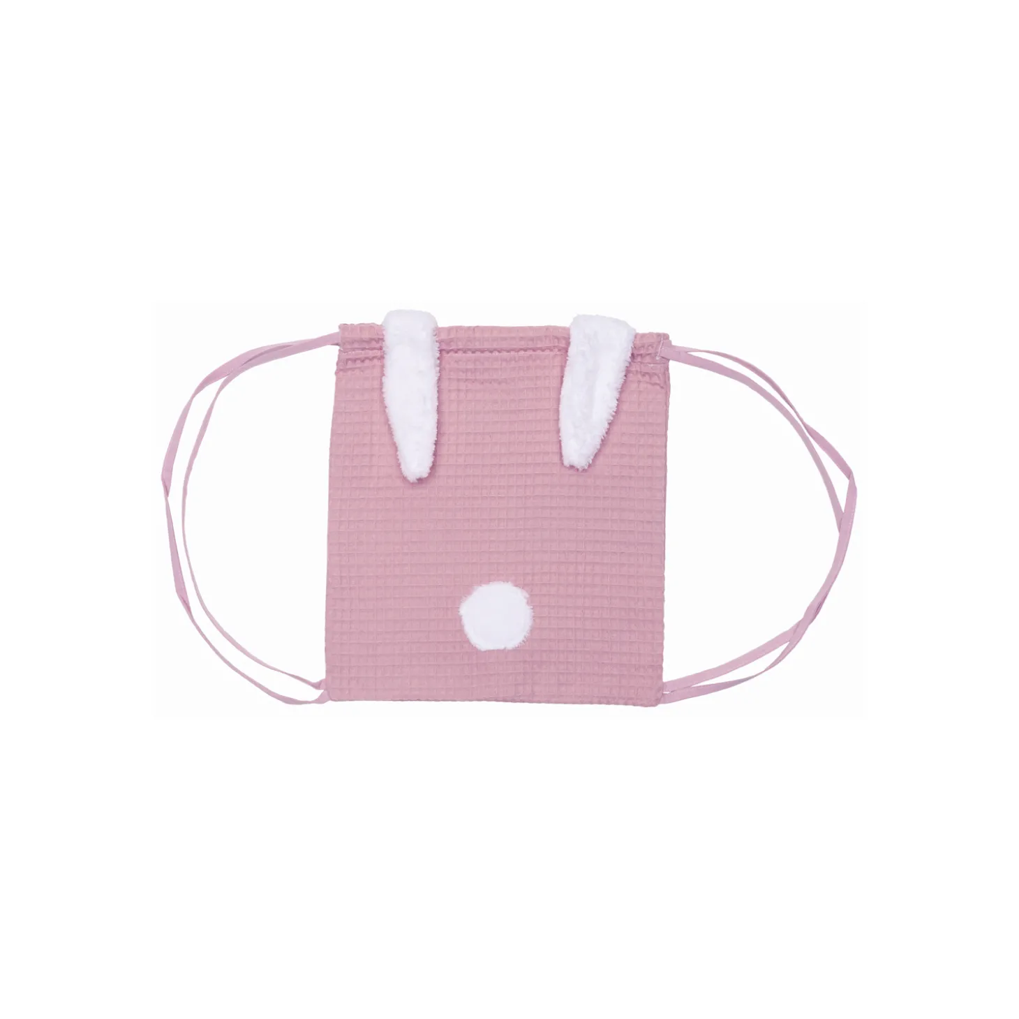 BB&Co Sac à dos lapin en nid d’abeille Pétale