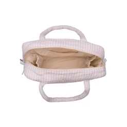 BB&Co Sac à langer en gaze de coton rayé Galet